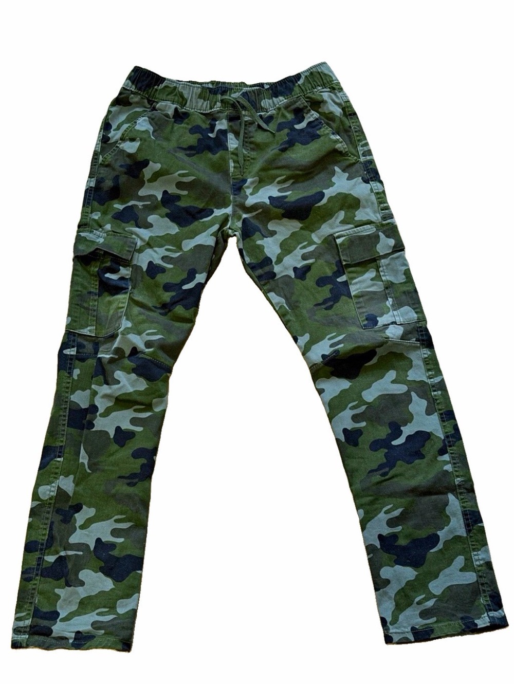 Cat & Jack Boys Camouflage Cargo Joggers - Green Camo